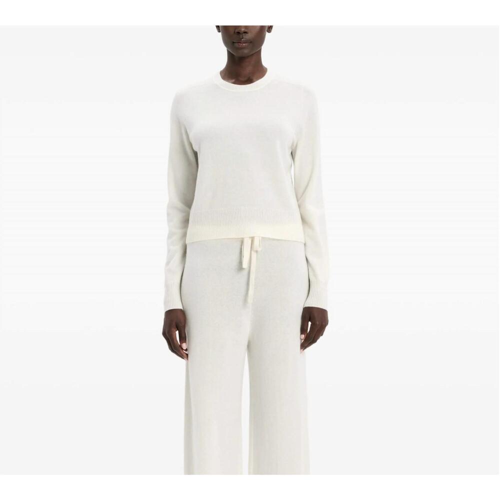 NEW ARCH4 CASHMERE elara crew neck sweater in ivory